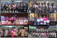 Kapolda Papua Tengah Brigjen Pol. Jermias Rontini menyerahkan penghargaan kepada 12 personel Polsek Ilu, Polres Puncak Jaya, dalam kunjungan kerja di Mako Polres Puncak Jaya, Senin (31/8/2026). Dok_Humas Polda PT