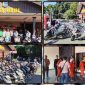 Kapolres Nabire AKBP Samuel D. Tatiratu, S.I.K., S.H., CPHR, saat menyampaikan hasil Operasi Sikat Noken 2026 dalam press release di Mapolres Nabire, Senin (10/8/2026). Dok_Arief NT