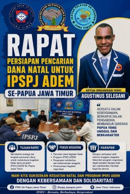 IPSPJ Gelar Rapat Persiapan Penggalangan Dana Natal dan Program ADEM