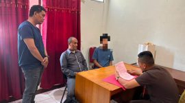 Sat Resnarkoba Polres Nabire melaksanakan tahap II perkara dugaan penyalahgunaan narkotika jenis ganja, Rabu (12/8/2026). Polisi menyerahkan ABH berinisial R.G.B.M. bersama barang bukti untuk proses hukum selanjutnya. Dok_HPN