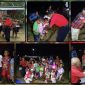 Warga Kampung Sanoba antusias mengikuti lomba panjat pinang dan gigit kelereng dalam memeriahkan HUT ke-81 Kemerdekaan RI. Dok_Arief NT