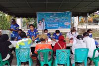 Pengunjung Car Free Day Nabire memanfaatkan layanan Cek Kesehatan Gratis yang disediakan Puskesmas Samabusa di Jalan Pepera, Sabtu (15/8/2026). Dok_Arief.NT