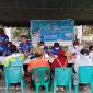 Pengunjung Car Free Day Nabire memanfaatkan layanan Cek Kesehatan Gratis yang disediakan Puskesmas Samabusa di Jalan Pepera, Sabtu (15/8/2026). Dok_Arief.NT