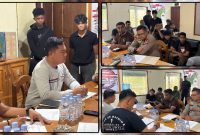 Sat Resnarkoba Polres Nabire melaksanakan gelar perkara dugaan tindak pidana narkotika jenis sabu di Mapolres Nabire. Dok_HPN