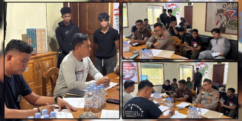 Sat Resnarkoba Polres Nabire melaksanakan gelar perkara dugaan tindak pidana narkotika jenis sabu di Mapolres Nabire. Dok_HPN