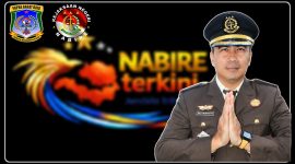 Kasi Pidum Kejari Nabire Eko Nuryanto, S.H., M.H., menyampaikan pesan perpisahan setelah mengakhiri masa tugasnya di Kabupaten Nabire. (Dok. Istimewa)