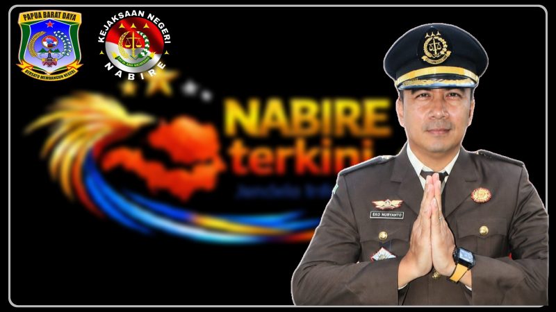 Kasi Pidum Kejari Nabire Eko Nuryanto, S.H., M.H., menyampaikan pesan perpisahan setelah mengakhiri masa tugasnya di Kabupaten Nabire. (Dok. Istimewa)