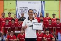 Coach Syarifudin Resmi Mengantongi Lisensi Kepelatihan Futsal Nasional dari PSSI. Dok_NT