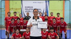 Coach Syarifudin Resmi Mengantongi Lisensi Kepelatihan Futsal Nasional dari PSSI. Dok_NT