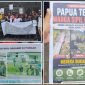 Perwakilan Gerakan Pelajar Mahasiswa Intan Jaya se-Indonesia (GPMI-I) saat menyampaikan pernyataan sikap terkait kondisi masyarakat dan situasi konflik di Kabupaten Intan Jaya, Papua Tengah. Dok_Alvi NT