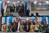 Pengurus LMA Provinsi Papua Tengah dan LMA kabupaten se-Papua Tengah periode 2026–2030 mengikuti prosesi pelantikan di Aula LPP RRI Nabire, Senin (14/9/2026). Dok_LMA PT