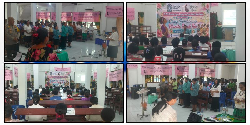 Pembukaan Camp Pembinaan Wanita Bijak Kabupaten Nabire Angkatan Ke-12 Tahun 2026 di Gereja GKI Syaloom Makimi, Distrik Makimi. Dok_ Andi NT