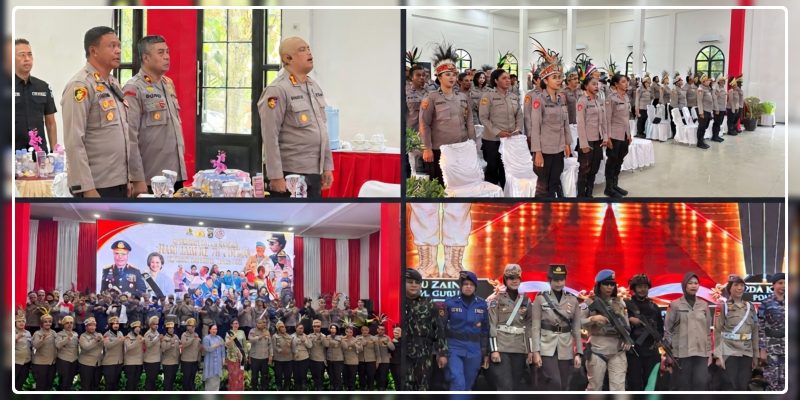 Kapolres Nabire AKBP Samuel Dominggus Tatiratu menghadiri peringatan Hari Jadi Polwan ke-78 Tahun 2026 di Nabire pada Selasa (15/9/2026). Dok_HPN