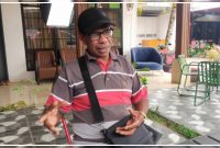 Ketua Dewan Adat Papua Tengah Wilayah Nabire, Herman Sayori, menyampaikan pandangannya mengenai program Makan Bergizi Gratis (MBG) di Nabire. Dok_Ist