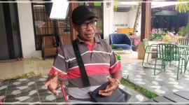 Ketua Dewan Adat Papua Tengah Wilayah Nabire, Herman Sayori, menyampaikan pandangannya mengenai program Makan Bergizi Gratis (MBG) di Nabire. Dok_Ist