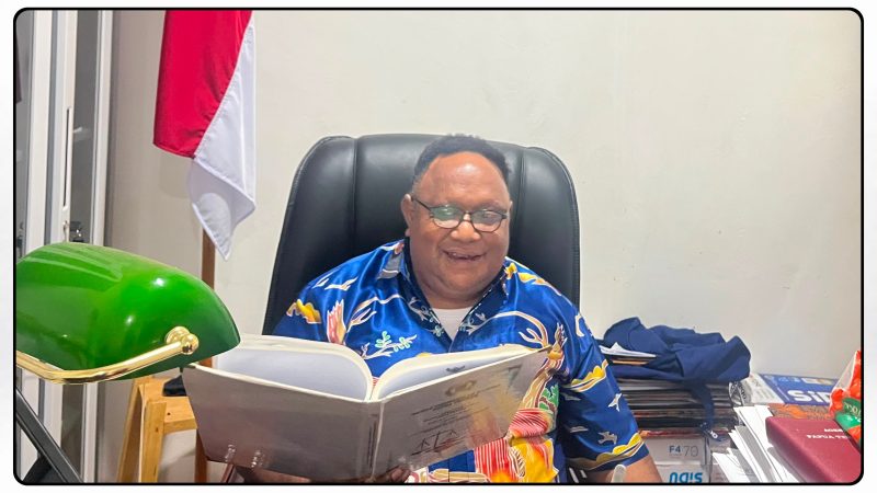 John NR Gobai menekankan pentingnya kepastian hukum, perlindungan lingkungan, dan hak masyarakat adat dalam pertambangan rakyat. Dok_Ist