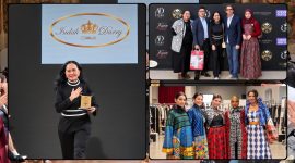 Bupati Paniai Yampit Nawipa menyatakan dukungan terhadap pengembangan Batik Paniai setelah tampil dalam side event Milan Fashion Week 2026 di Italia. Dok_Ist