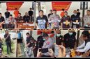 Kapolres Nabire AKBP Samuel Dominggus Tatiratu saat memimpin pemusnahan barang bukti narkotika di Mapolres Nabire, Selasa (29/9/2026). Dok_Arief NT