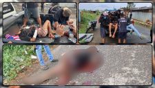 Kanit Binmas Polsek Kamu Aipda Agus Sugianto mendapat perawatan medis setelah menjadi korban pembacokan di Kampung Mauwa, Distrik Kamu, Kabupaten Dogiyai, Rabu (30/9/2026). Dok_Ist