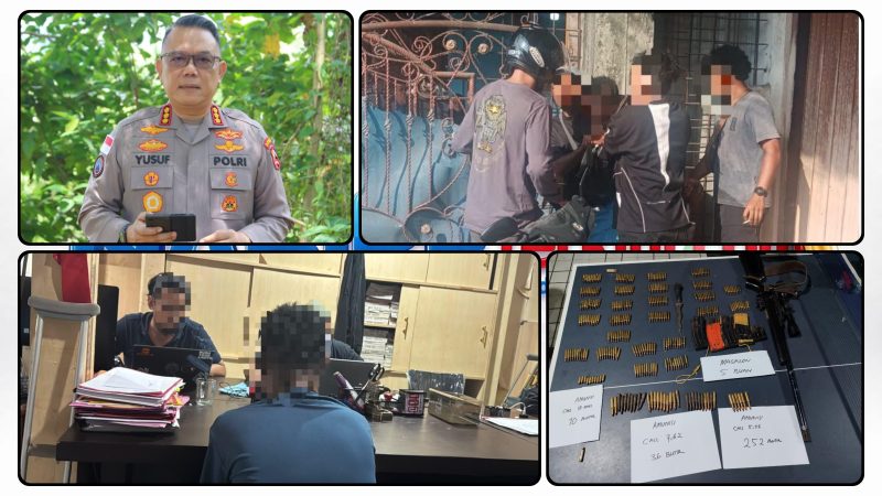 Satgas Operasi Damai Cartenz mengamankan YYS alias OS alias K, DPO yang diduga terkait pengembangan jaringan senjata dan amunisi di Jayapura. Dok_Odc26