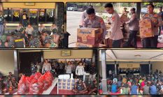Hangatnya Persaudaraan di Nabire, Kapolres Berbagi dengan Masyarakat Suku Dani